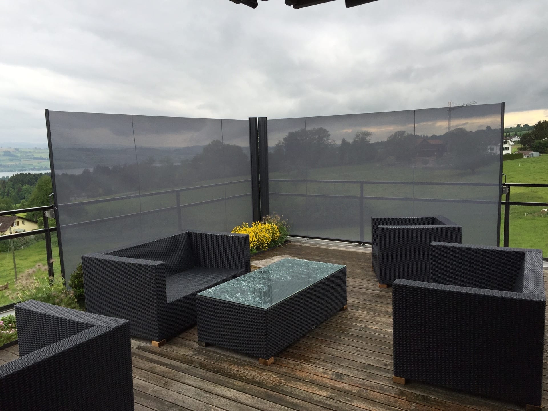 Windschutz Terrasse